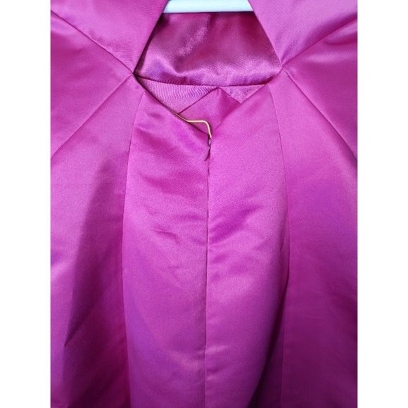 Betsey Johnson Evening Hot Pink Sz 10 Open Back Mini Prom Dress - Picture 6 of 9